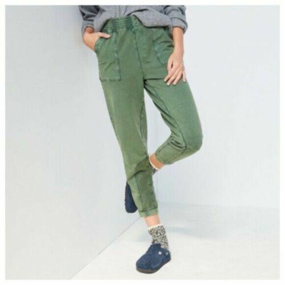 Saturday Sunday Anthropologie Theo Utility Joggers Pants Solid Comfy XS 225721